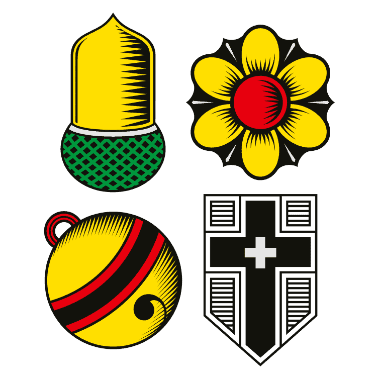 Jasssymbole Schweizer Jass